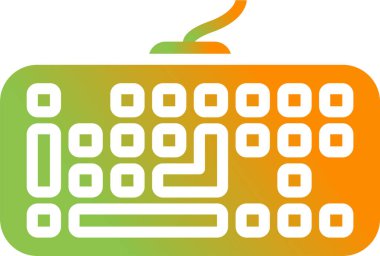 Klavye. Web simgesi basit tasarım