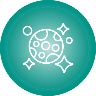 ay ve yıldız simge vektör çizim 