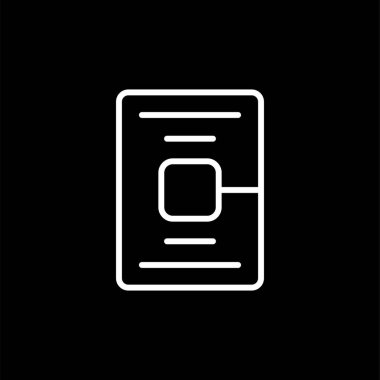 Beyaz Arkaplanda Seçim Simgesi İzole Edildi 