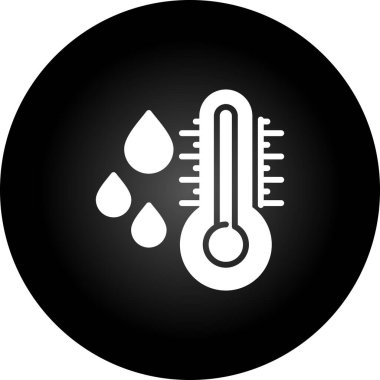 termometre simgesi tasarım, vektör çizim 