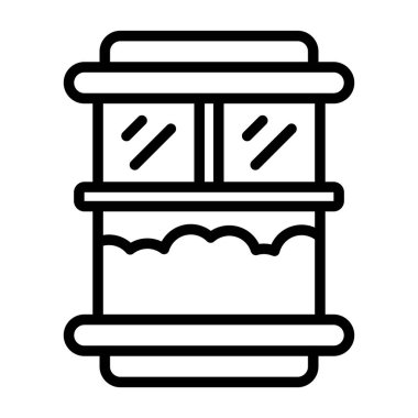 pencere web simge vektör çizim 