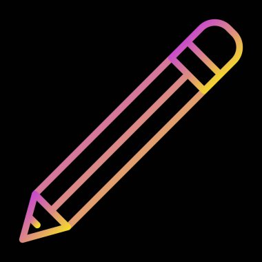 Kalem. Web simgesi basit tasarım