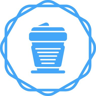 kahve fincanı simgesi web illüstrasyonu