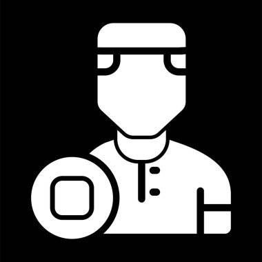 kullanıcı. Web simgesi basit illüstrasyon