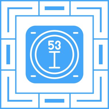 Periyodik tablo ağının kimyasal elementi basit illüstrasyon