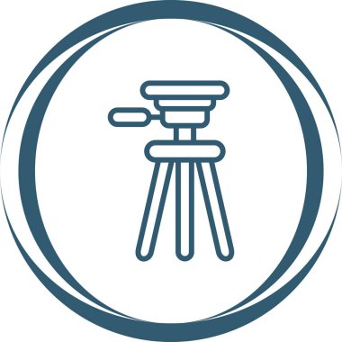 Tripod Stand 'ın temel doğrusal çizimi