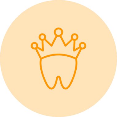 Taç web simge vektör çizim