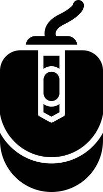 Bilgisayar faresi. Web simgesi basit illüstrasyon