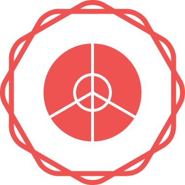 Beyaz Arkaplanda Basit Dünya Izgara Simgesi 