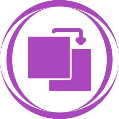 Önplan web simgesi, vektör illüstrasyonu