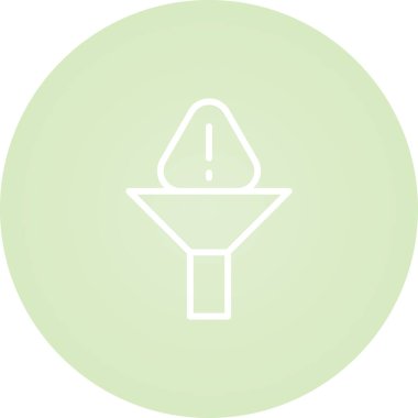 Web simgesi vektör illüstrasyonu filtreleniyor