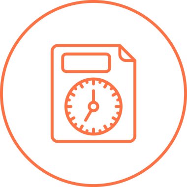 belge web simgesi vektör illüstrasyonu