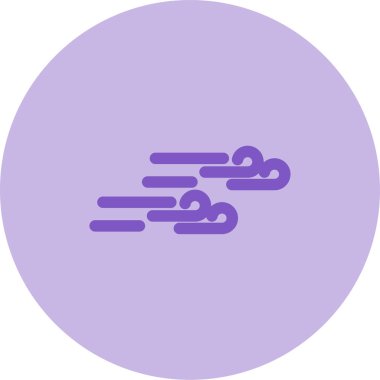 Rüzgar simgesinin vektör illüstrasyonu