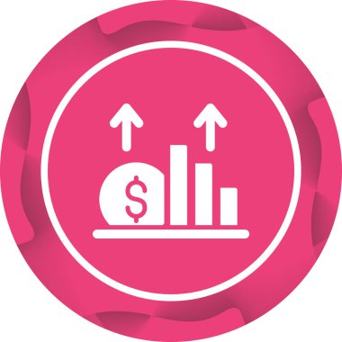 Ekonomi ikonu vektör illüstrasyonu