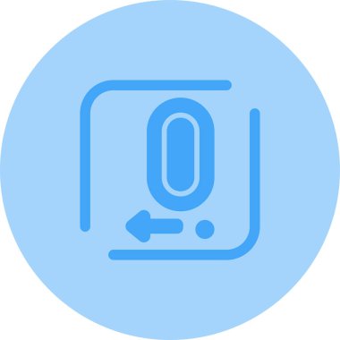 Decima web simgesinin vektör illüstrasyonu