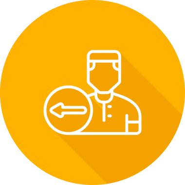 kullanıcı. Web simgesi basit illüstrasyon