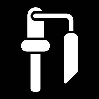 Ateşleyici Vektör Satır Simgesi Tasarımı