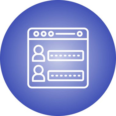 Simge vektör illüstrasyonuna gir 