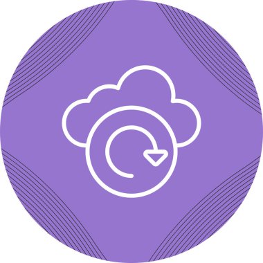 Bulut Yedekleme vektör çizimi 