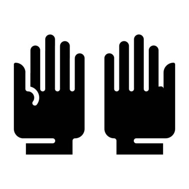 El hareketi simgesi vektör illüstrasyonu