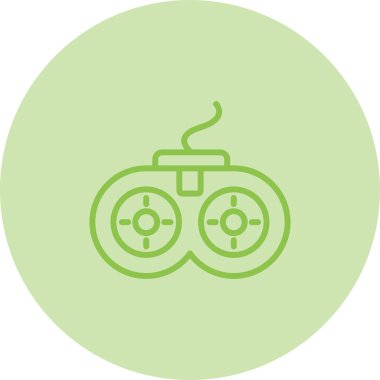 Oyun çubuğu web simge vektör çizim 