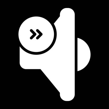 İleri simgesinin vektör illüstrasyonu