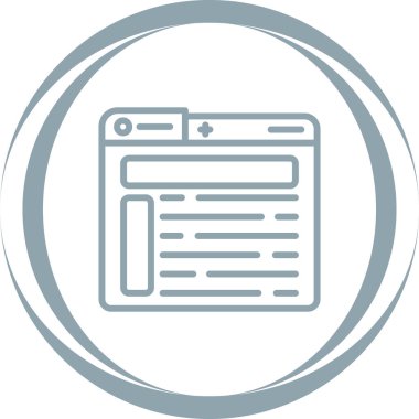 Düzen tasarımı ikon vektör illüstrasyonu