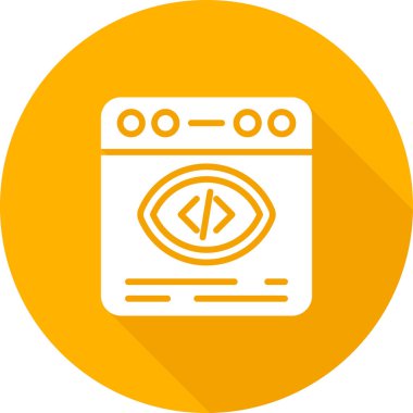 tarayıcı web simgesi, vektör illüstrasyonu 