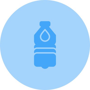 su şişesi ikonu tasarımı vektör çizimi 