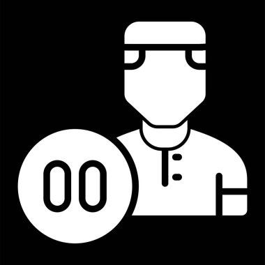 kullanıcı. Web simgesi basit illüstrasyon