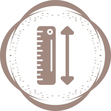 vektör çizim ölçek simgesi