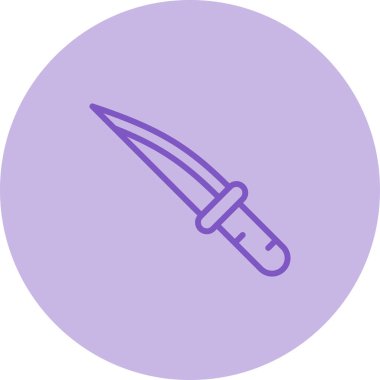 bıçak ağ simgesi, basit vektör illüstrasyonu