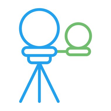 Heliograf. Web simgesi basit illüstrasyon 