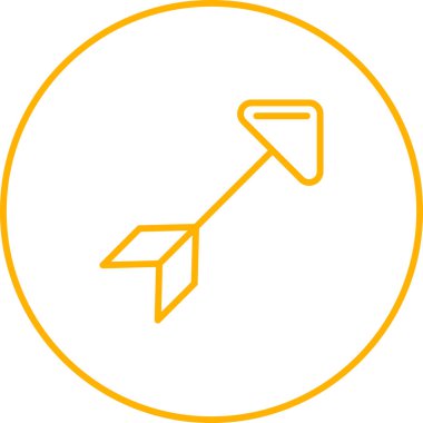 ok web simgesi, vektör çizim