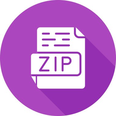 zip simgesi vektör illüstrasyonu