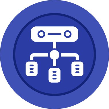 Yük dengeleyici. Web simgesi basit illüstrasyon