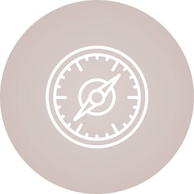 pusula simgesi web basit illüstrasyon