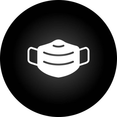 Maske simgesinin web illüstrasyonu