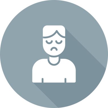 Hasta web simgesi vektör illüstrasyonu