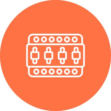 Aktarım Düğmesi simgesi, vektör illüstrasyonu