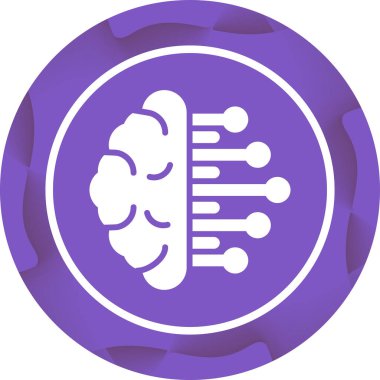  İş Zekası web simgesi vektör illüstrasyonu 