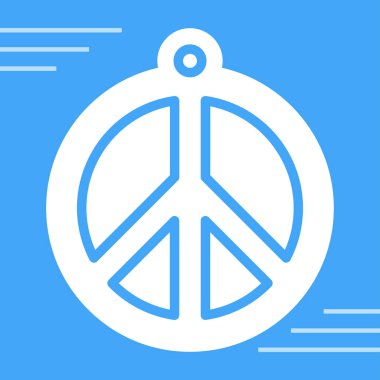 Barış işareti web illüstrasyon tasarımı
