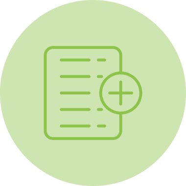 Artı İşaretle, Simge Vektörü İllüstrasyon Logo Şablonu Beyaz Arkaplanda İzole Ekle.