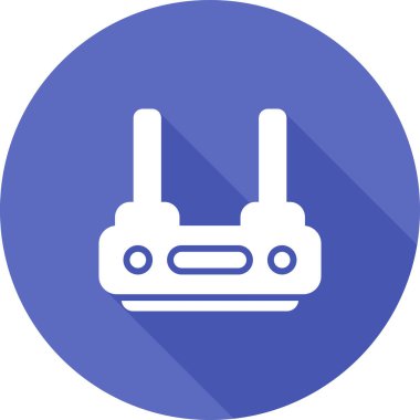 router vektör simgesi, tasarım taslağı 