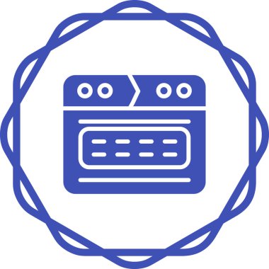 tarayıcı web simgesi, vektör illüstrasyonu 