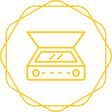 tarayıcı simgesi, vektör illüstrasyonu basit tasarım