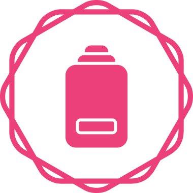 düşük pil ağ simgesi, basit vektör illüstrasyonu