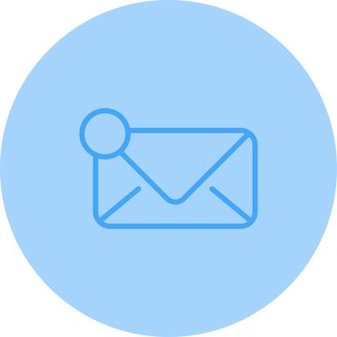 E- posta simgesinin vektör illüstrasyonu