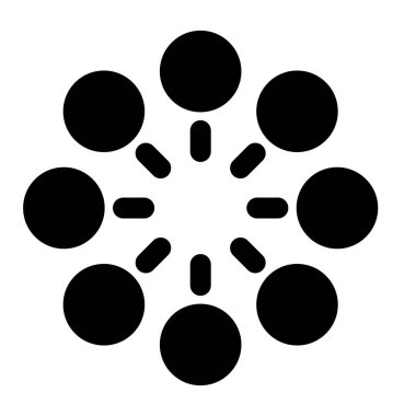 Simge yükleme vektör illüstrasyonu