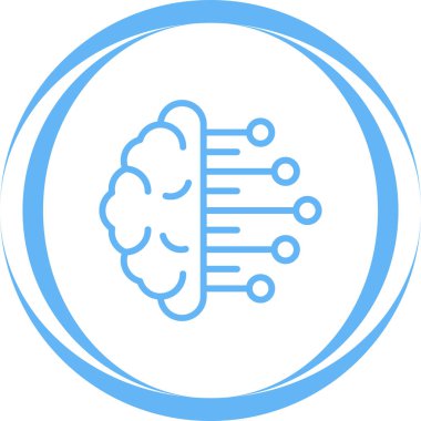  İş Zekası web simgesi vektör illüstrasyonu 